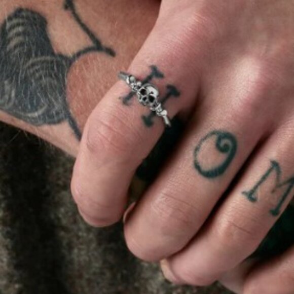 Clocks + Colours Salt & Bone Ring - Size 10 - Picture 2 of 3